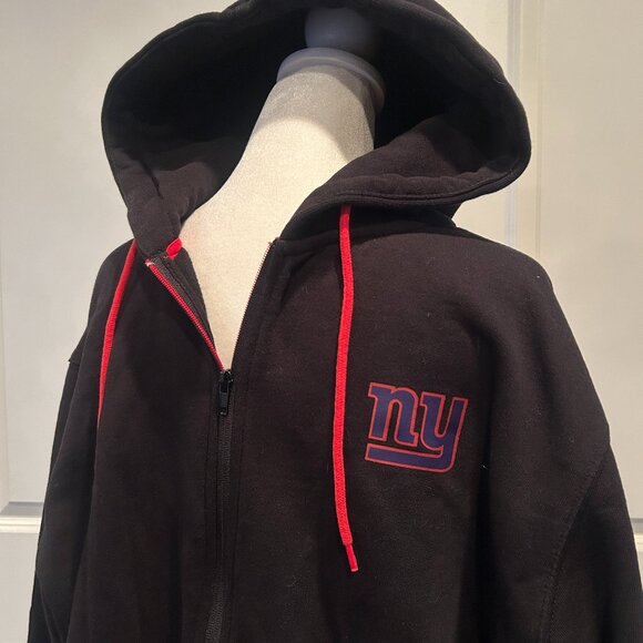 Fanatics New York Giants LongSleeve Zip Up Black Men Track Jacket 2027MBLK1OSNYG - Picture 1 of 3